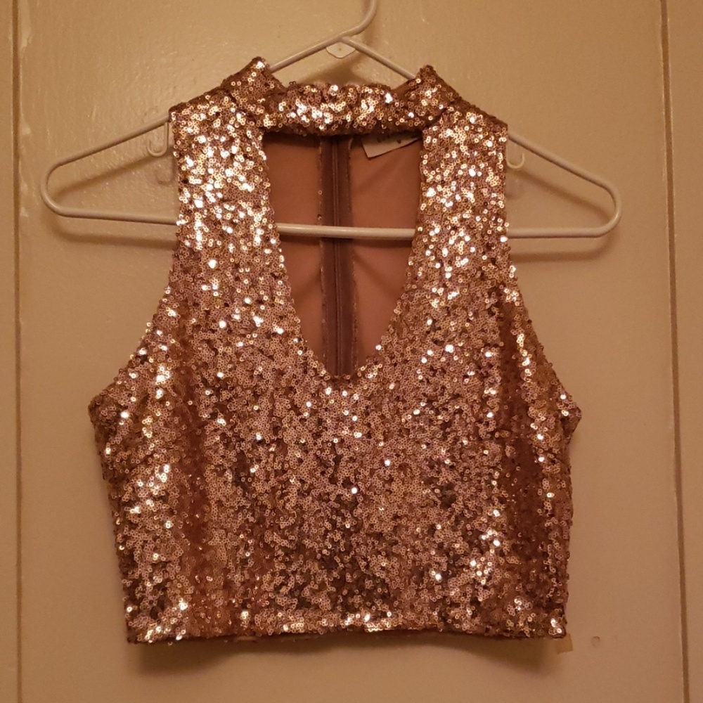 Blush Party Blouse